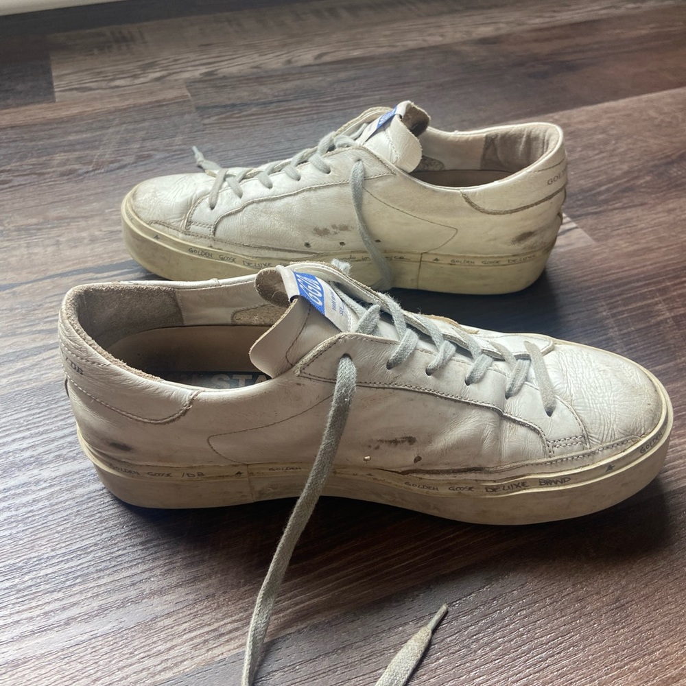 Golden Goose Hi-Star Sneakers *AUTHENTIC* - Picture 4 of 7